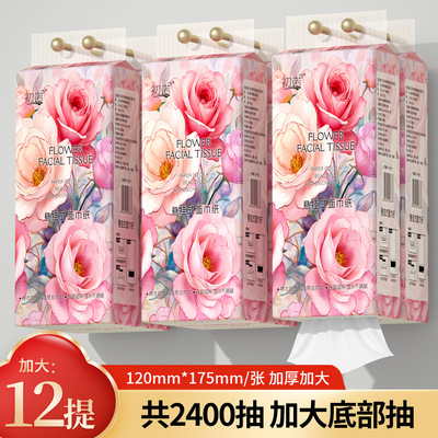 抽纸巾家用悬挂式大包挂餐巾纸抽卫生纸擦手纸厕纸DF