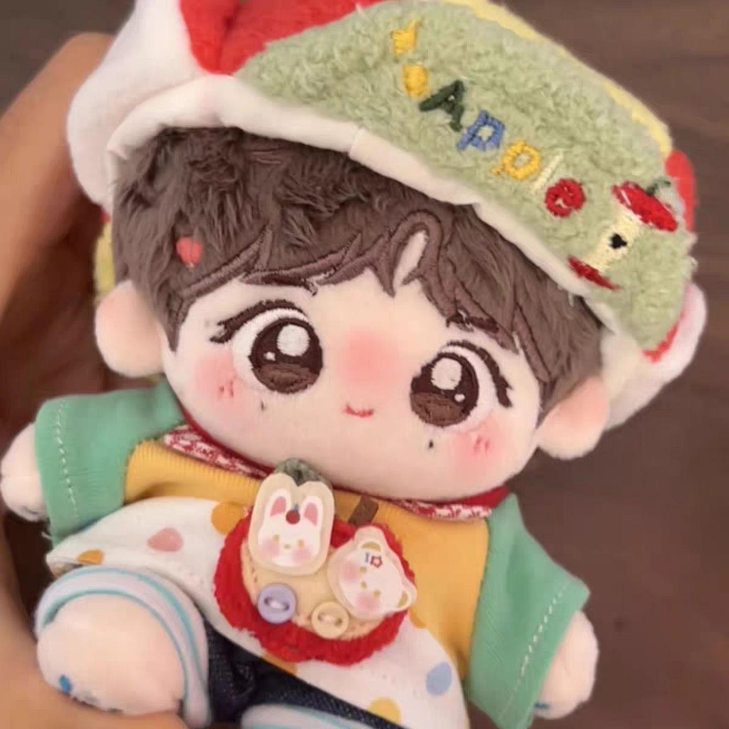 原创公仔梓渝属性10cm棉花娃娃