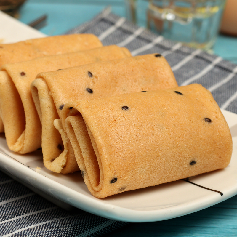 潮汕特产小吃万腾手工凤凰卷老式鸡蛋卷凤凰酥饼干传统糕点茶点心