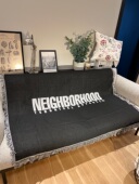 日潮装 饰毯休闲毯个性 暗黑炫酷沙发毯潮流盖毯Neighborhood多用途