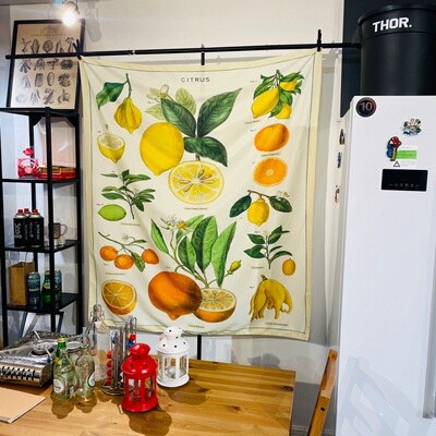 复古美式乡村背景布挂布