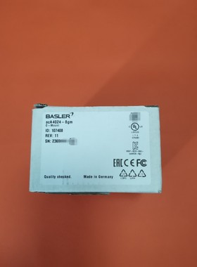 basler巴斯勒工业相机acA4024-8gm 黑白acA4024-8gc 彩色