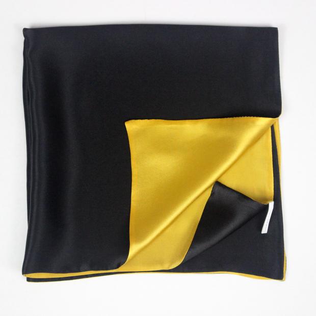 桑蚕丝双层双面52cm小方巾领巾手帕丝巾头包腕饰支持定制 男女款