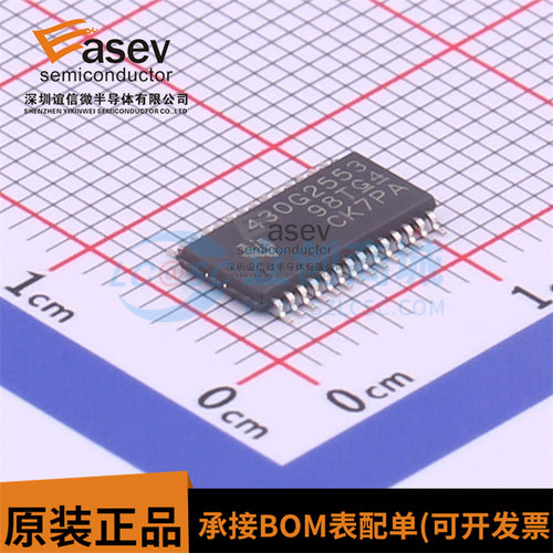 MSP430G2553IPW28R 丝印430G2553 封装TSSOP-28 16位微控制器-MCU