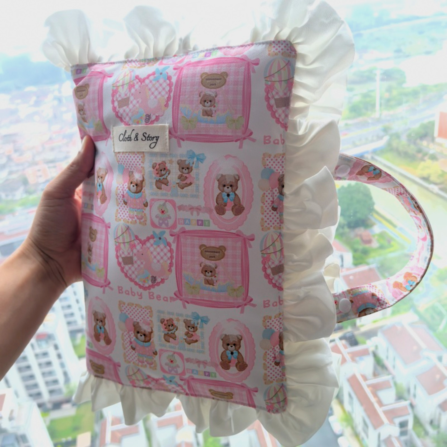 现货翻页发夹收纳书防摔便携大容量bb夹发夹青蛙夹收纳包