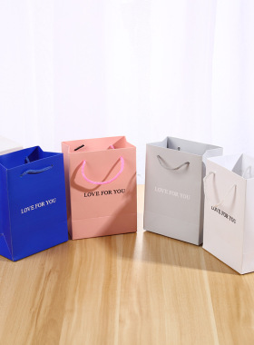 10个珠首饰手提袋饰品包装袋纸袋礼品袋可加印logo现货免费设计