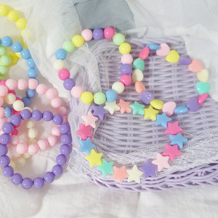Beaded bracelet, beads, Japanese cute accessory, Lolita style