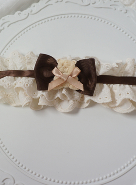 花边原创设计小熊蝴蝶结手链项链