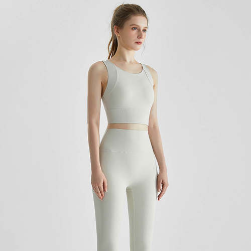 瑜伽服套装女运动内衣防震运动户外背心专业跑步训练服女紧身