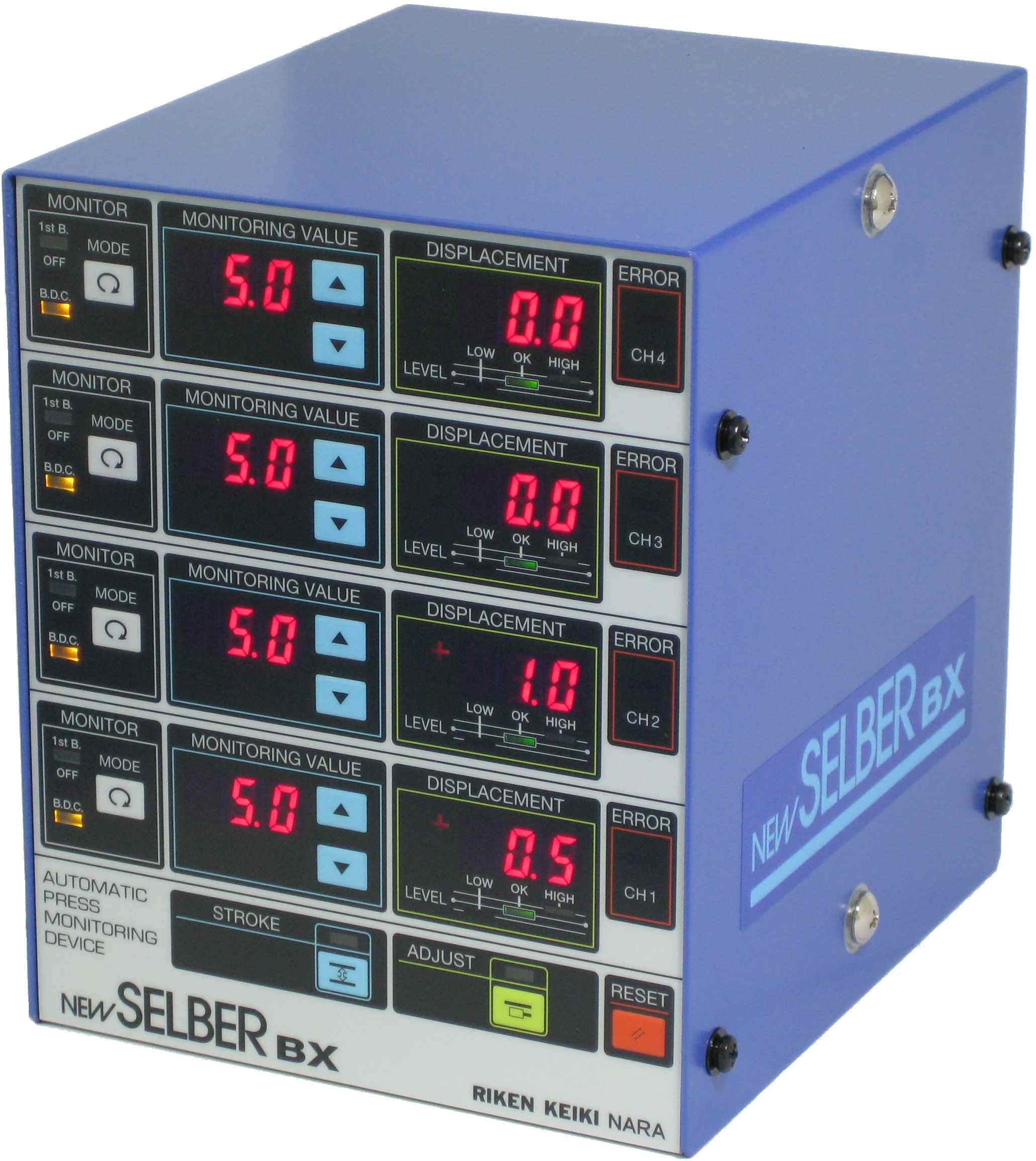 RIKENKEIKI日本理研计器冲床监视器RM-2402 RM-2404　2通道双传感