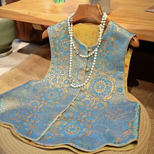 秋季 提花宋锦织锦马甲2026新款 高级感气质坎肩上衣 国风女装 新中式