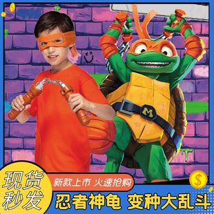 忍者神龟发声公仔摩托车可动玩具披萨战车23版彩星李奥变种大乱斗