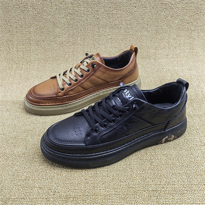 减震休闲手工上线男鞋真皮牛皮
