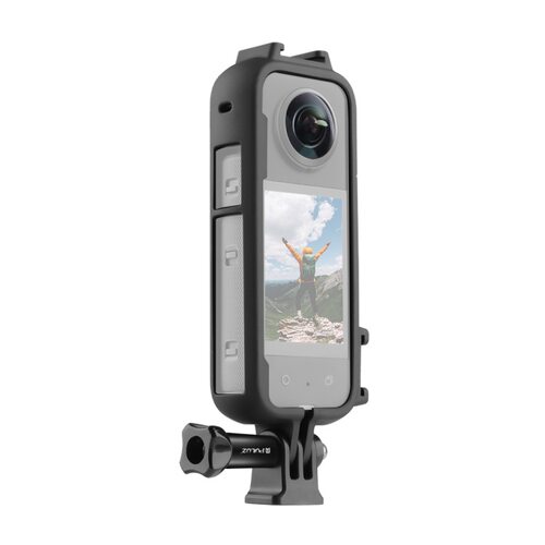 PULUZ胖牛适用Insta360 X3冷靴保护边框全景相机塑胶兔笼保护边框