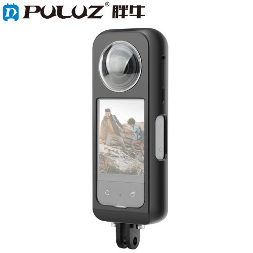 PULUZ胖牛 适用影石Insta360 X3相机金属兔笼保护壳带镜头保护镜