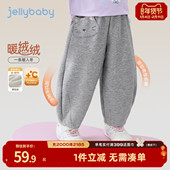 宝宝裤 儿童弯刀裤 子 加厚保暖长裤 女孩运动裤 男童加绒女童卫裤 冬季