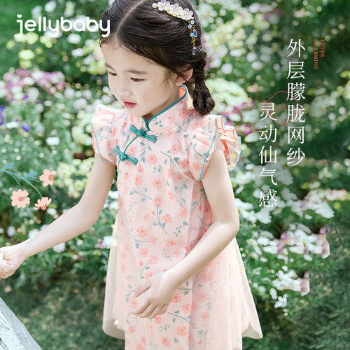 女童唐装夏季汉服婴儿裙子