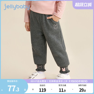 女童棉褲 嬰幼兒冬裝 兒童加絨加厚褲 衛(wèi)褲 外穿休閑褲 子寶寶冬褲 冬季