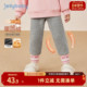 抑菌抗静电 冬装 女童打底裤 秋冬宝宝加绒束脚裤 黑色长裤 儿童裤 子