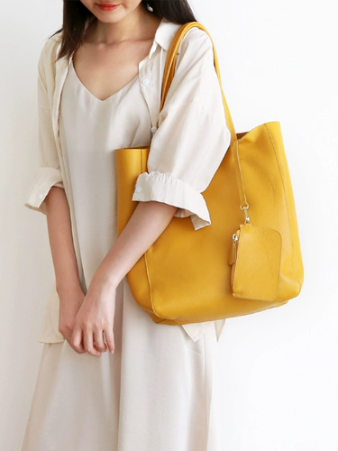 Сумка через плечо, кожаная вместительная и большая модная сумка на одно плечо, из натуральной кожи