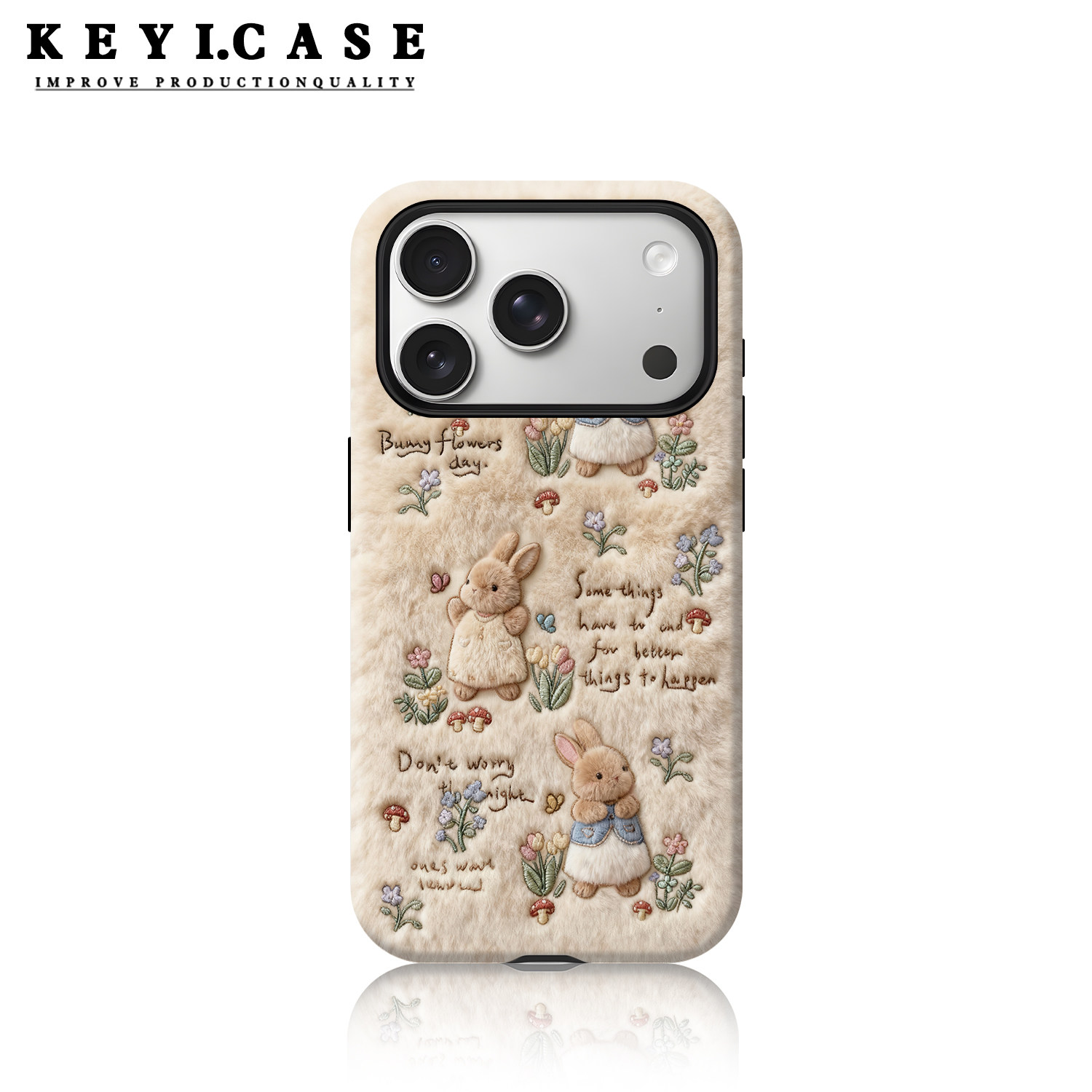 韩国ins风毛绒兔子手机壳适用苹果17air卡通iphone16女款15趣味14promax菲林12软套13PRO可爱xs少女心11仙女x