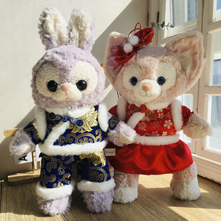 仅衣服】玲娜贝儿替换S号娃衣着替星黛露替换手作情侣服新年唐装