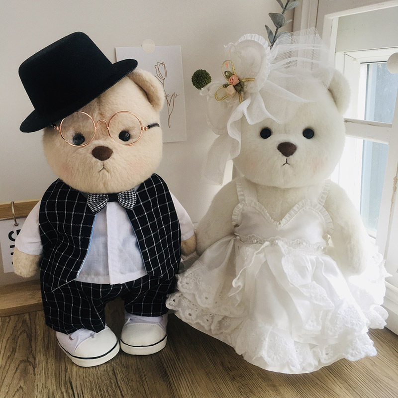 30cm莉娜小熊婚礼西装娃衣仅衣