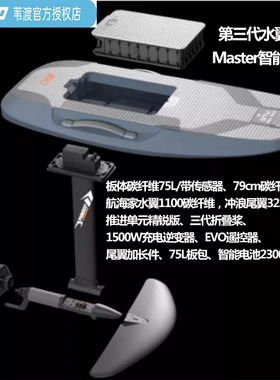 苇渡新款智能电动水翼板WaydooPlus电动水翼动力冲浪板水上水翼板