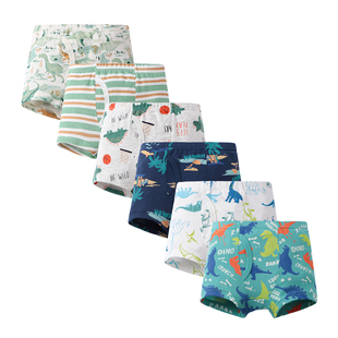 100%全棉宝宝中小童短裤 Boys 男生四角裤 纯棉儿童内裤 Underwear