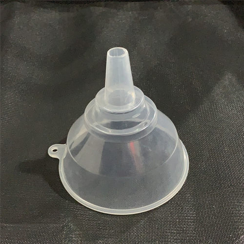 加厚塑料漏斗带滤网白色