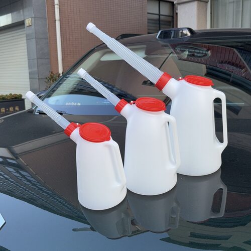 红盖刻度机油壶塑料机油壶加油壶