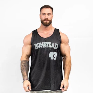 克里斯网眼背心健身训练男女运动篮球美式透气工字无袖背心训练服