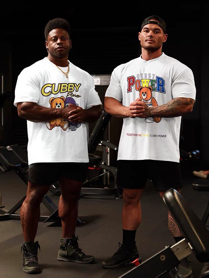 黑天鹅杰瑞米健身运动潮牌宽松短袖情侣半袖休闲篮球纯棉透气T恤