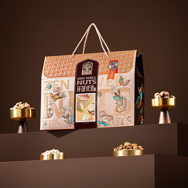 臻味高档年货坚果礼盒2400g环球优选干果大礼包节日走亲戚送礼