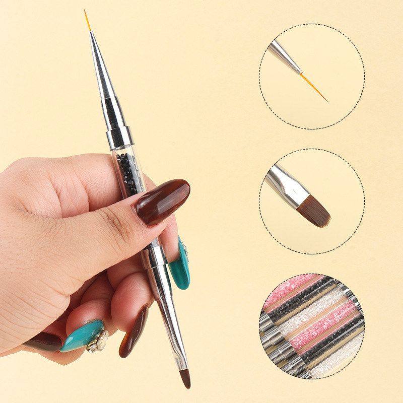 批发美甲双头拉线笔 组合彩绘拉线笔雕花勾线笔 调色取胶压花棒,彩妆/香水/美妆工具,美甲工具,淘宝优惠券,粉丝福利购,淘宝优惠卷