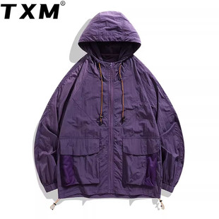 户外透气冰丝防晒服防紫外线皮肤衣外套 薄款 UPF50 防晒衣男女夏季