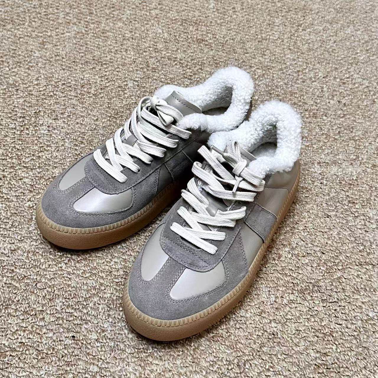 【妍妍粉丝专享】加绒系带德训鞋（跟高4cm）正码拍，半码拍大