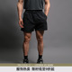 男宽松大码 BD健美站夏季 简约健身训练运动短裤 梭织三分裤 薄款