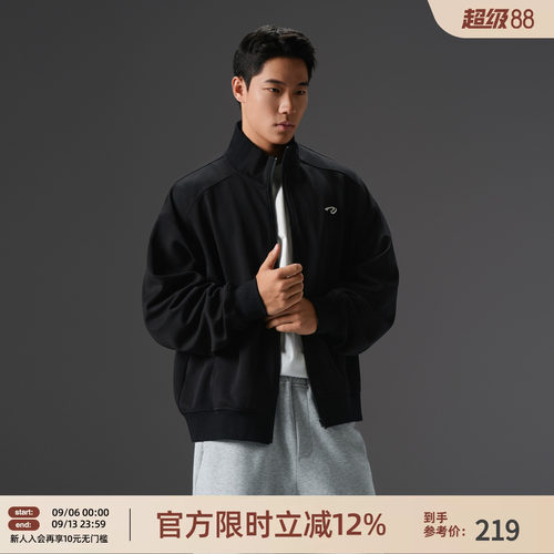 空气层立领男士美式夹克