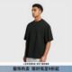 简约印花圆领运动t恤男宽松 重磅纯棉短袖 BD健美站夏季 美式