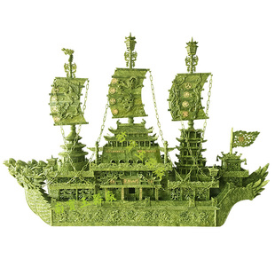 天然玉石锦绣中华龙船一帆风顺龙船家居客厅公司酒店大堂饰品摆件