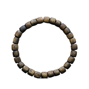 名木香府天然海南莺歌绿奇楠老料沉香手串九分沉随形文玩手链男女