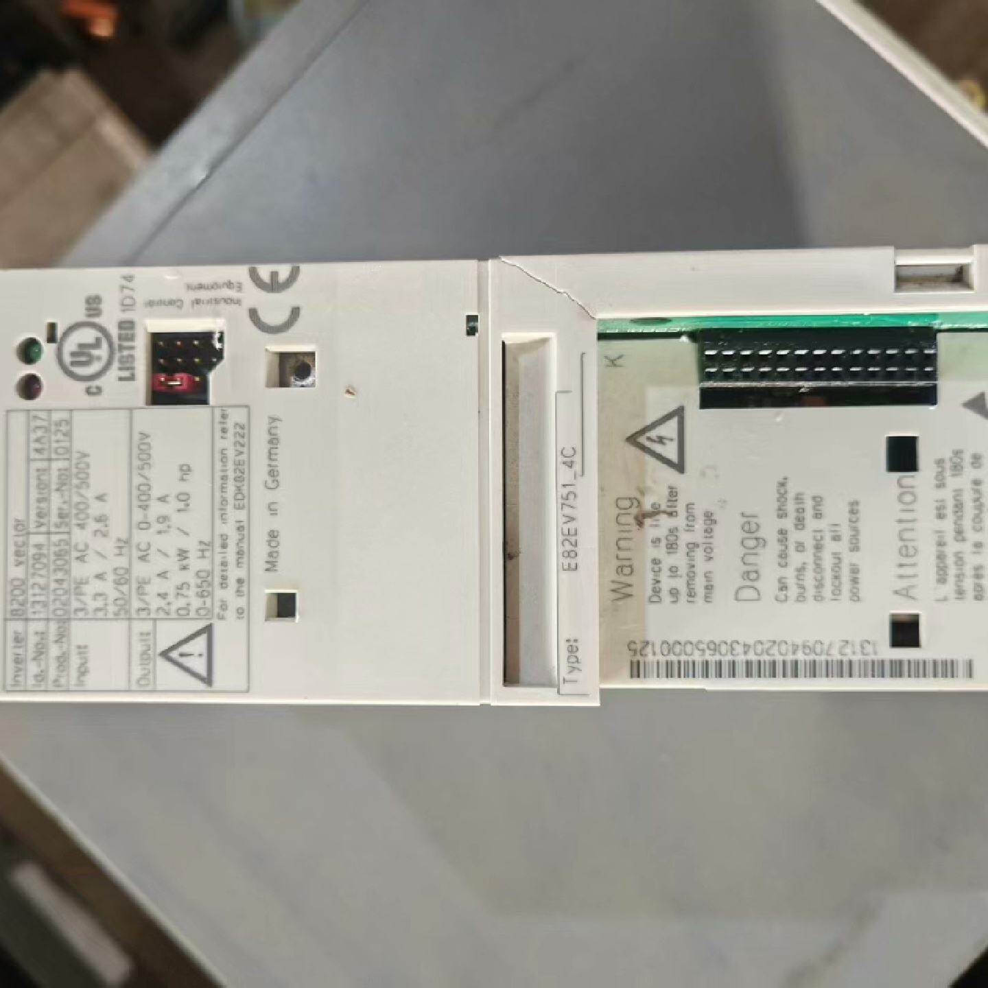 【议价】伦茨变频器E82EV751-4C 成色实图适用