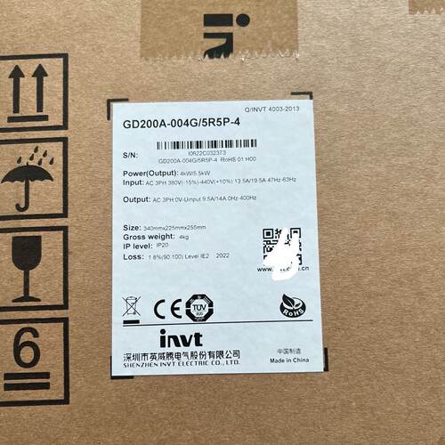 溢价-英威腾变频器GD200A004G5R5P4