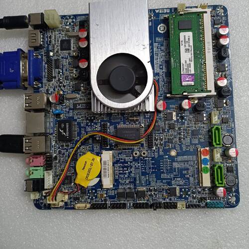 溢价-板载D525CPU主板正常使用带内存圆通快递