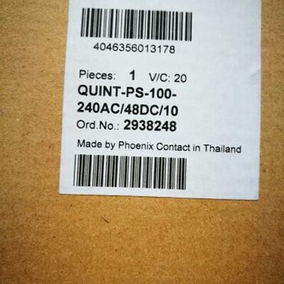 议价全新原装-电源 QUINT-PS-100-240VAC/48DC/10-2938248 48V10A