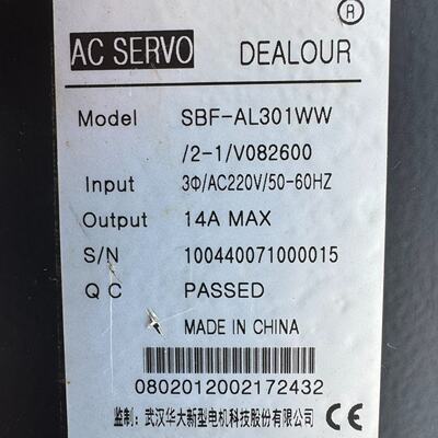 议价Bgi Servo Drive SbfAl301ww Disassembled Parts ThreePhase