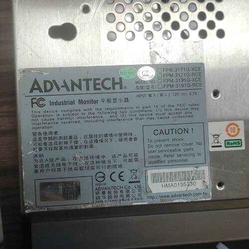 (议)研华工业触摸屏FPM3191GXCE使用正常保质量