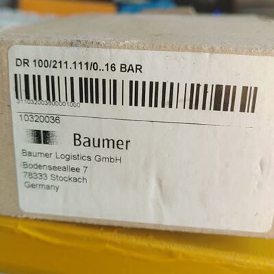 Baumer压力表DR 100/211.111/0...16议价