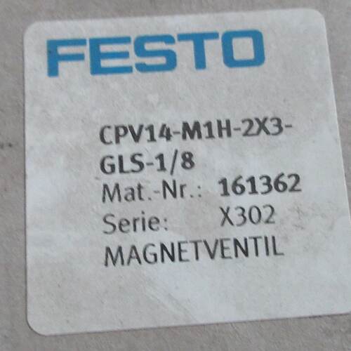 CPV14-M1H-2X3-GLS-1/8  161362 FESTO 全新 费斯托—议价
